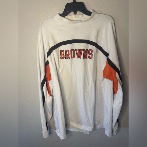NFL Reebok Browns Long Sleeve  Shirt - Picture 1 of 6